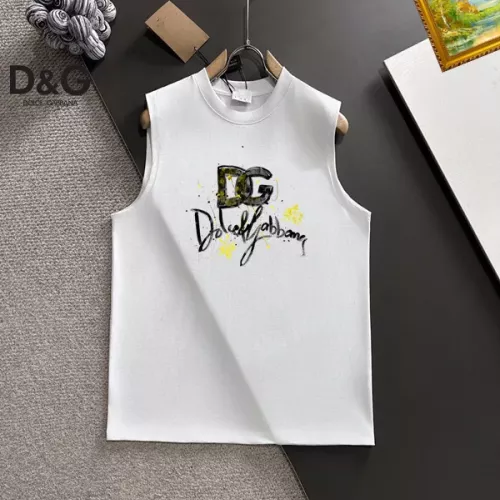 Cheap Dolce &amp; Gabbana D&amp;G T-Shirts Sleeveless For Unisex #1342004, $$25.00 USD On Dolce &amp; Gabbana D&amp;G T-Shirts