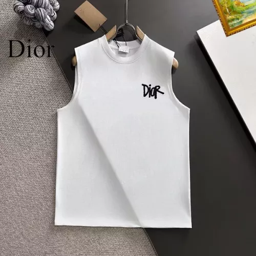 Cheap Christian Dior T-Shirts Sleeveless For Unisex #1342012, $$25.00 USD On Christian Dior T-Shirts