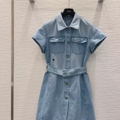 Cheap Christian Dior Dresses Short Sleeved For Women #1342014, $$88.00 USD On Christian Dior Dresses