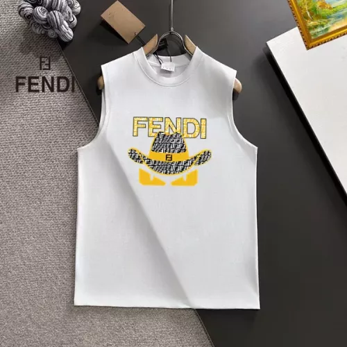 Cheap Fendi T-Shirts Sleeveless For Unisex #1342021, $$25.00 USD On Fendi T-Shirts