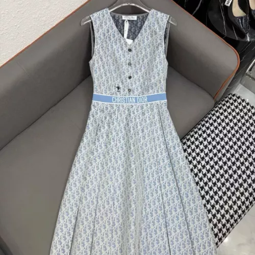 Cheap Christian Dior Dresses Sleeveless For Women #1342023, $$102.00 USD On Christian Dior Dresses