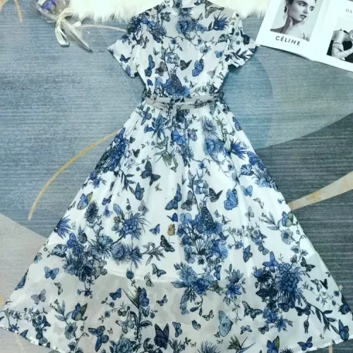 Cheap Christian Dior Dresses Short Sleeved For Women #1342024, $$115.00 USD On Christian Dior Dresses