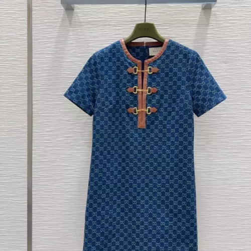 Cheap Gucci Dresses Short Sleeved For Women #1342025, $$98.00 USD On Gucci Dresses
