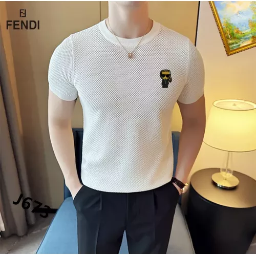 Cheap Fendi T-Shirts Short Sleeved For Men #1342043, $$42.00 USD On Fendi T-Shirts