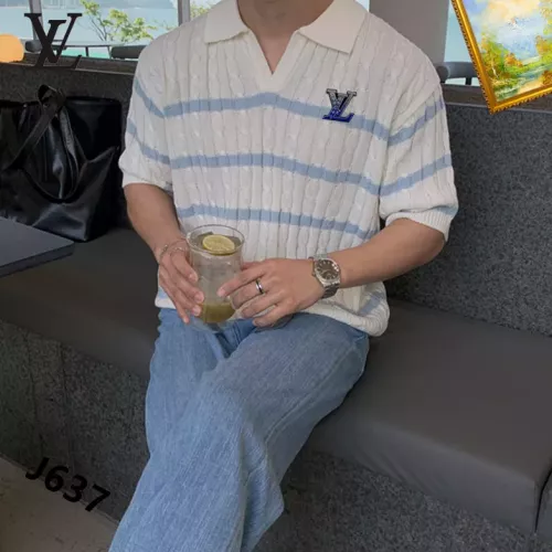 Replica Louis Vuitton LV T-Shirts Short Sleeved For Men #1342088 $42.00 USD for Wholesale