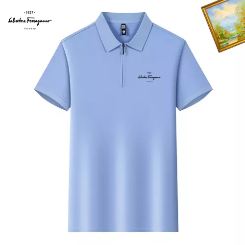 Cheap Salvatore Ferragamo T-Shirts Short Sleeved For Men #1342124, $$34.00 USD On Salvatore Ferragamo T-Shirts