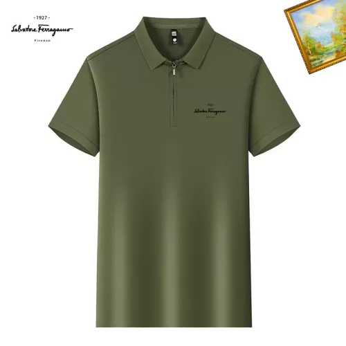 Cheap Salvatore Ferragamo T-Shirts Short Sleeved For Men #1342125, $$34.00 USD On Salvatore Ferragamo T-Shirts