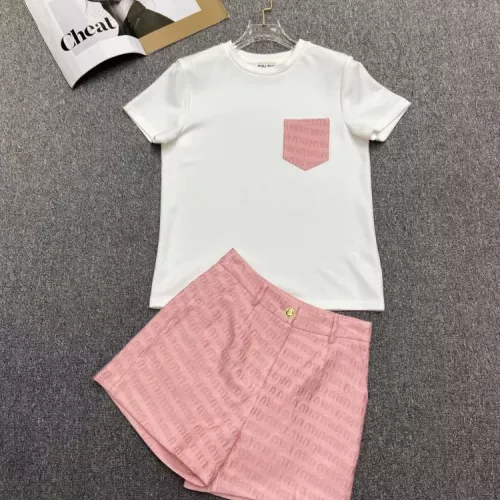 Cheap MIU MIU Tracksuits Short Sleeved For Women #1342130, $$115.00 USD On MIU MIU Tracksuits