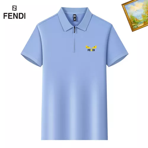 Cheap Fendi T-Shirts Short Sleeved For Men #1342201, $$34.00 USD On Fendi T-Shirts
