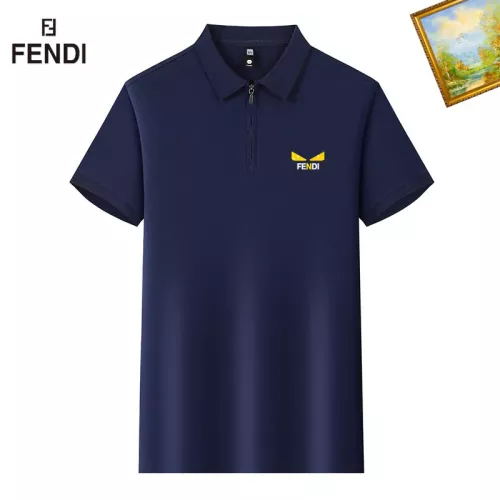 Cheap Fendi T-Shirts Short Sleeved For Men #1342203, $$34.00 USD On Fendi T-Shirts