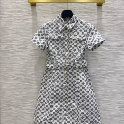 Cheap Louis Vuitton LV Dresses Short Sleeved For Women #1342270, $$130.00 USD On Louis Vuitton LV Dresses