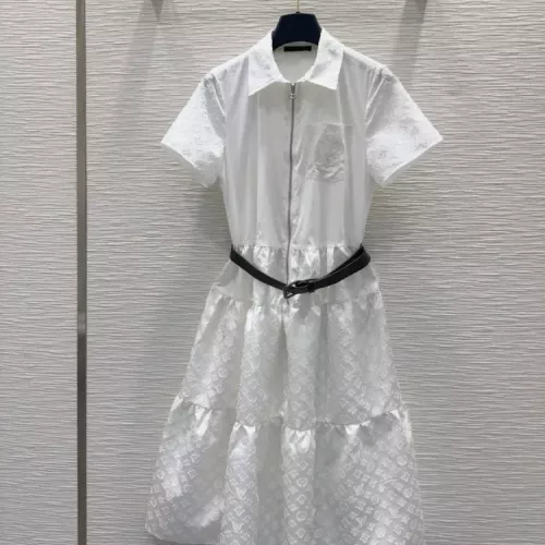 Cheap Louis Vuitton LV Dresses Short Sleeved For Women #1342287, $$150.00 USD On Louis Vuitton LV Dresses