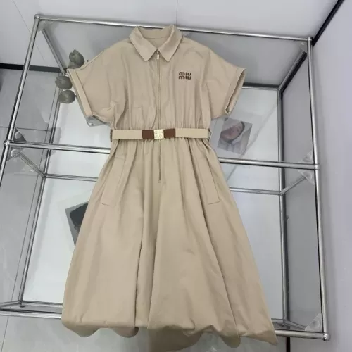 Cheap MIU MIU Dresses Short Sleeved For Women #1342361, $$130.00 USD On MIU MIU Dresses