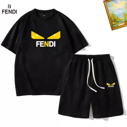 Cheap Fendi Tracksuits Short Sleeved For Men #1342387, $$48.00 USD On Fendi Tracksuits