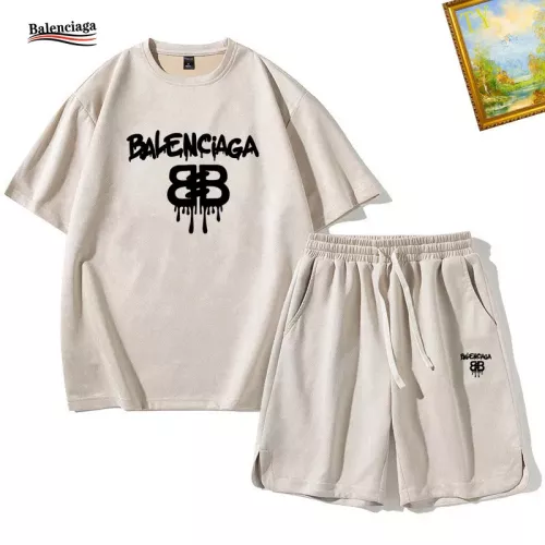 Cheap Balenciaga Fashion Tracksuits Short Sleeved For Men #1342388, $$48.00 USD On Balenciaga Fashion Tracksuits
