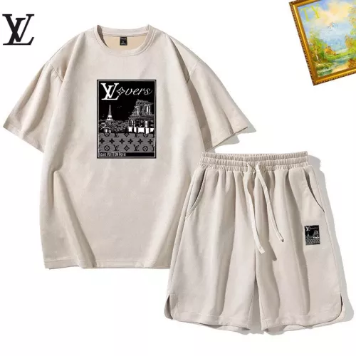 Cheap Louis Vuitton LV Tracksuits Short Sleeved For Men #1342391, $$48.00 USD On Louis Vuitton LV Tracksuits