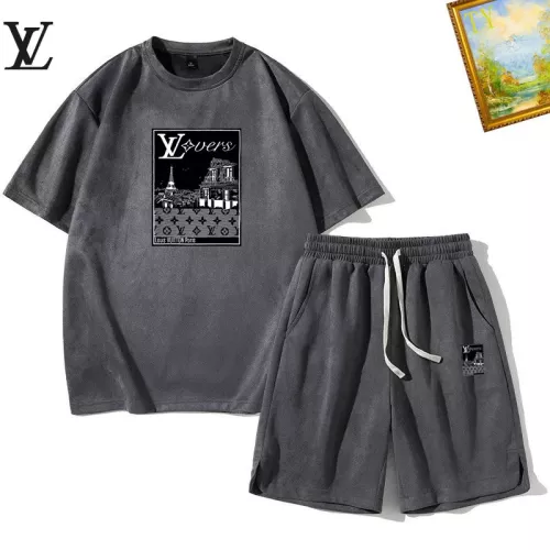 Cheap Louis Vuitton LV Tracksuits Short Sleeved For Men #1342392, $$48.00 USD On Louis Vuitton LV Tracksuits