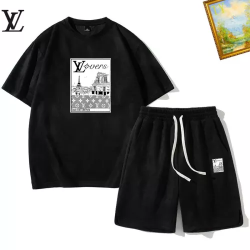 Cheap Louis Vuitton LV Tracksuits Short Sleeved For Men #1342393, $$48.00 USD On Louis Vuitton LV Tracksuits
