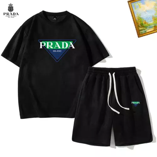 Cheap Prada Tracksuits Short Sleeved For Men #1342398, $$48.00 USD On Prada Tracksuits