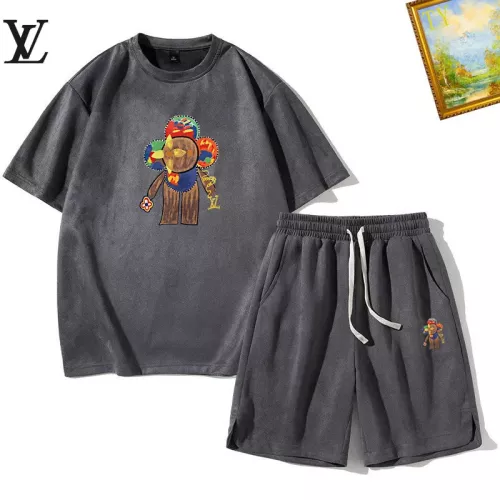 Cheap Louis Vuitton LV Tracksuits Short Sleeved For Men #1342409, $$48.00 USD On Louis Vuitton LV Tracksuits