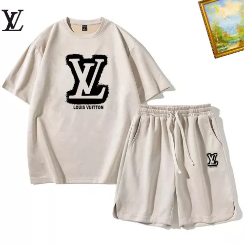 Cheap Louis Vuitton LV Tracksuits Short Sleeved For Men #1342417, $$48.00 USD On Louis Vuitton LV Tracksuits