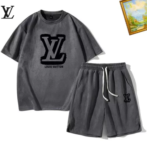 Cheap Louis Vuitton LV Tracksuits Short Sleeved For Men #1342418, $$48.00 USD On Louis Vuitton LV Tracksuits