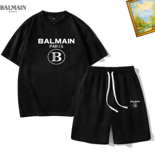 Cheap Balmain Tracksuits Short Sleeved For Men #1342444, $$48.00 USD On Balmain Tracksuits