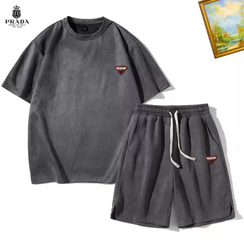 Cheap Prada Tracksuits Short Sleeved For Men #1342460, $$48.00 USD On Prada Tracksuits