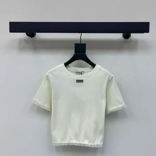 Cheap MIU MIU T-Shirts Short Sleeved For Women #1342488, $$60.00 USD On MIU MIU T-Shirts