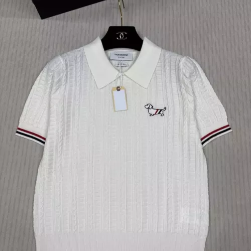 Cheap Thom Browne TB T-Shirts Short Sleeved For Women #1342493, $$80.00 USD On Thom Browne TB T-Shirts