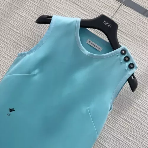 Replica Christian Dior Dresses Sleeveless For Women #1342497 $122.00 USD for Wholesale