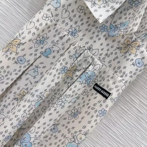 Replica MIU MIU Dresses Short Sleeved For Women #1342501 $125.00 USD for Wholesale