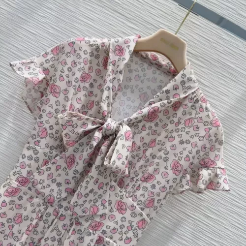 Replica MIU MIU Dresses Short Sleeved For Women #1342502 $125.00 USD for Wholesale