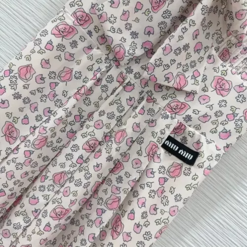 Replica MIU MIU Dresses Short Sleeved For Women #1342502 $125.00 USD for Wholesale