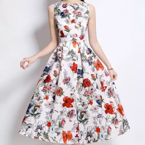 Cheap Christian Dior Dresses Sleeveless For Women #1342515, $$80.00 USD On Christian Dior Dresses