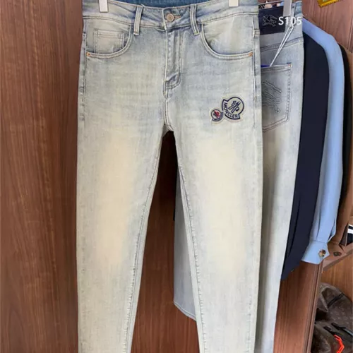 Replica Moncler Jeans For Men #1342553 $48.00 USD for Wholesale
