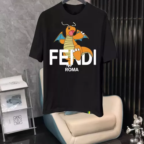 Cheap Fendi T-Shirts Short Sleeved For Men #1342557, $$40.00 USD On Fendi T-Shirts