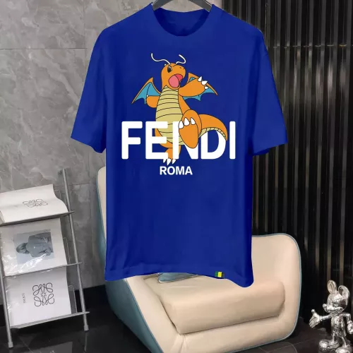 Cheap Fendi T-Shirts Short Sleeved For Men #1342558, $$40.00 USD On Fendi T-Shirts