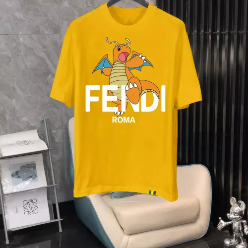 Cheap Fendi T-Shirts Short Sleeved For Men #1342560, $$40.00 USD On Fendi T-Shirts