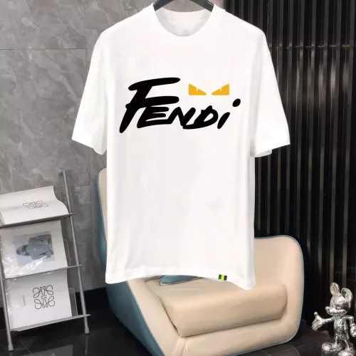 Cheap Fendi T-Shirts Short Sleeved For Men #1342573, $$40.00 USD On Fendi T-Shirts