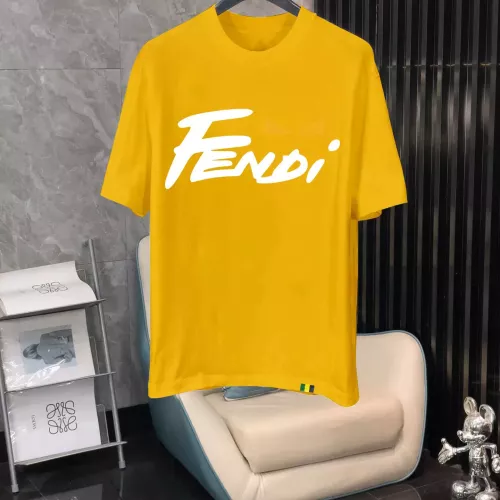 Cheap Fendi T-Shirts Short Sleeved For Men #1342577, $$40.00 USD On Fendi T-Shirts