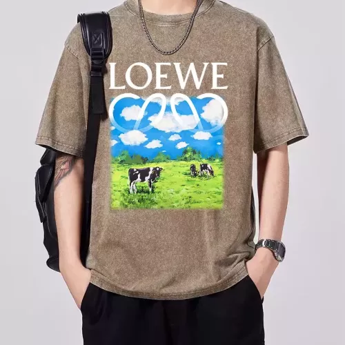 Cheap LOEWE T-Shirts Short Sleeved For Men #1342630, $$45.00 USD On LOEWE T-Shirts