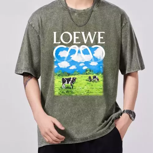 Cheap LOEWE T-Shirts Short Sleeved For Men #1342631, $$45.00 USD On LOEWE T-Shirts