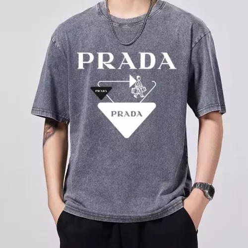 Cheap Prada T-Shirts Short Sleeved For Men #1342656, $$45.00 USD On Prada T-Shirts