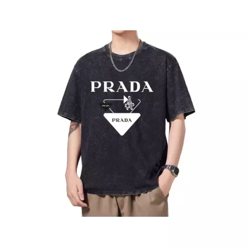 Cheap Prada T-Shirts Short Sleeved For Men #1342657, $$45.00 USD On Prada T-Shirts