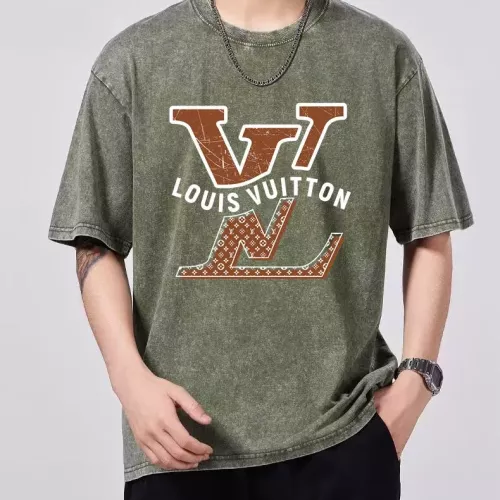 Cheap Louis Vuitton LV T-Shirts Short Sleeved For Men #1342663, $$45.00 USD On Louis Vuitton LV T-Shirts