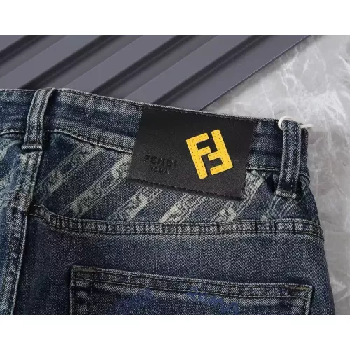 Replica Fendi Jeans For Men #1342982 $45.00 USD for Wholesale