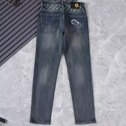 Replica Fendi Jeans For Men #1342982 $45.00 USD for Wholesale