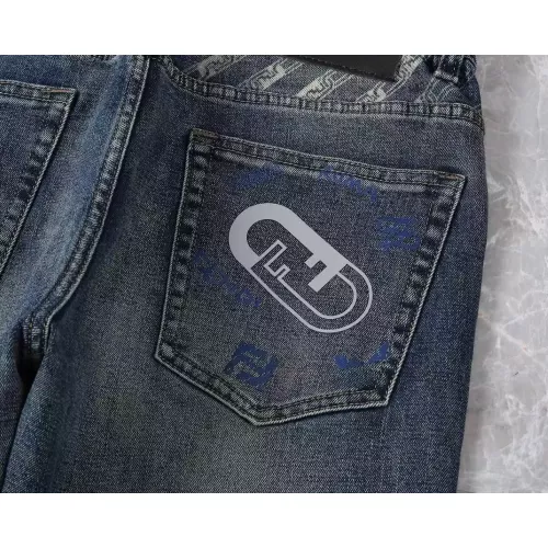 Replica Fendi Jeans For Men #1342982 $45.00 USD for Wholesale