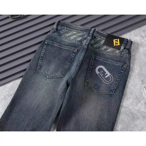 Replica Fendi Jeans For Men #1342982 $45.00 USD for Wholesale